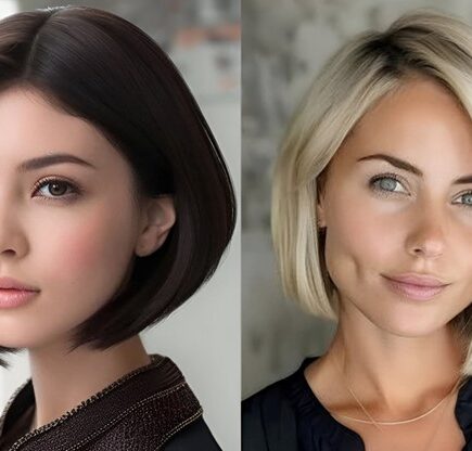 bob cut women