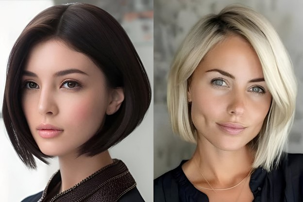 bob cut women