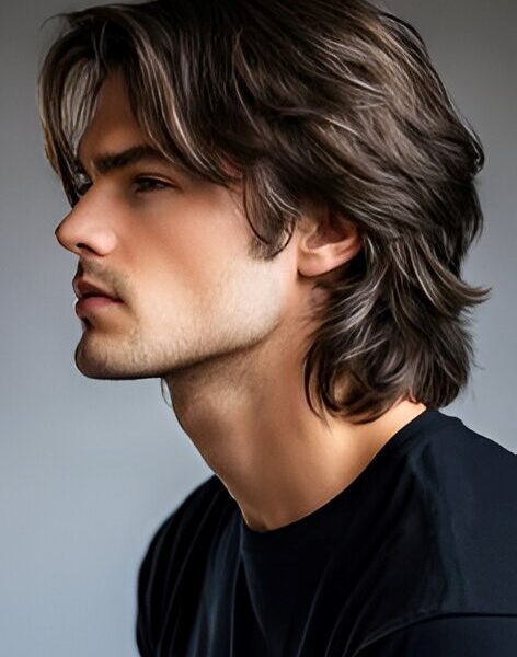 layered wolf cut medium hair