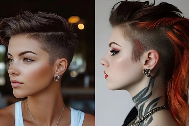 undercut haircut women