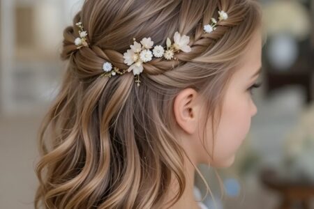 hairstyles for 1st communion