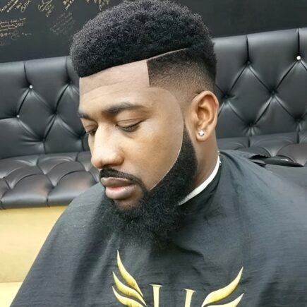 black mens haircut fade