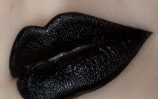 black lipstick