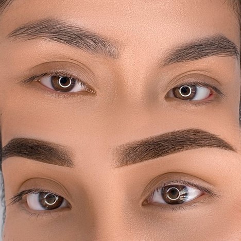 ombre powder brows